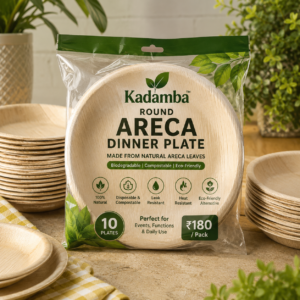 Kadamba Round Areca Dinner Plate