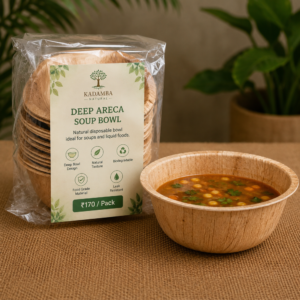 Kadamba Deep Areca Soup Bowl